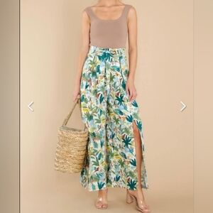 Molly Bracken Jungle Animal Wide Leg Pants